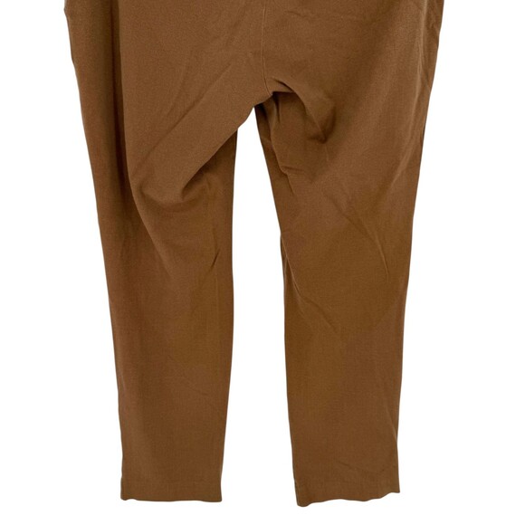 J. Jill Premium Bi-Stretch Pants Size 12 Brown Acorn Straight Leg Cotton Pockets - Picture 12 of 14